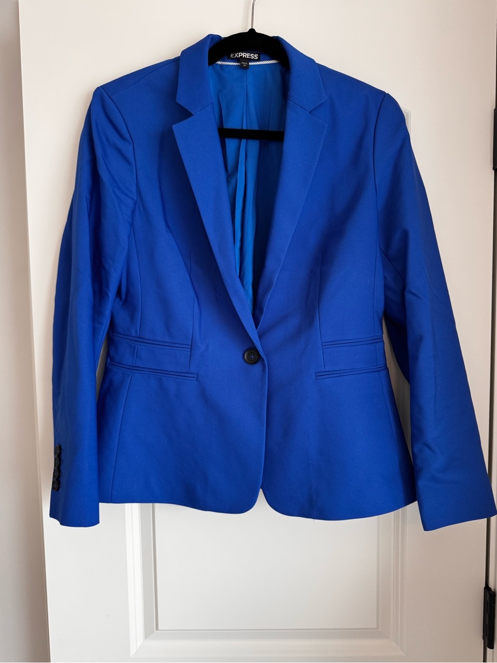 Express cobalt blue blazer size 12